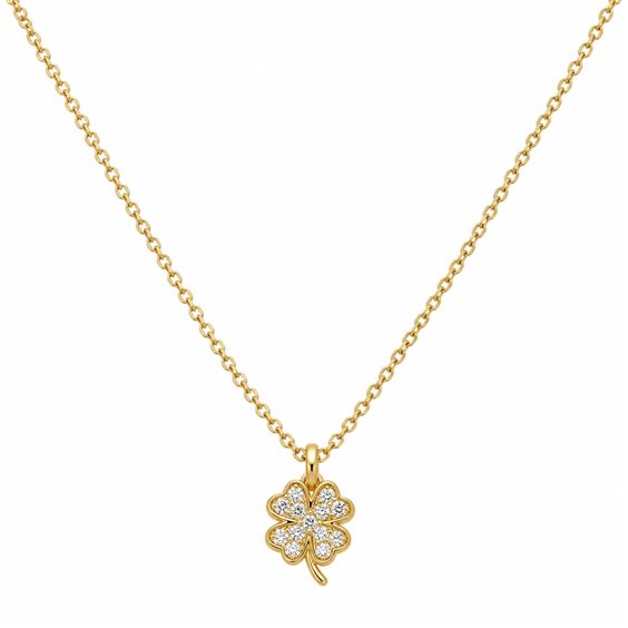 Collier Crivelli Femme in Or jaune Diamante 0.09 Ct 370-XN2573 - 370-XN2573